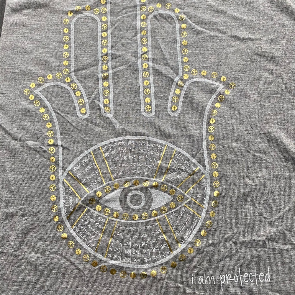 Peace Love World I Am Protected Shirt